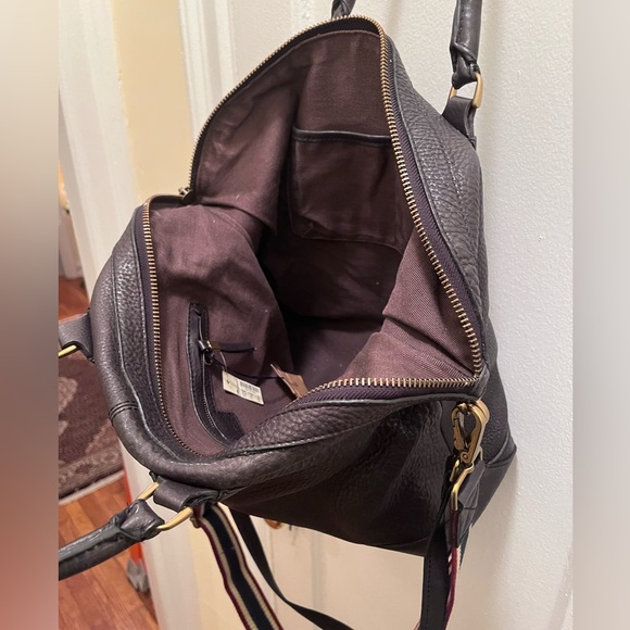 Madewell Berliner satchel in grey NWT fabric strap included - Picture 2 of 10